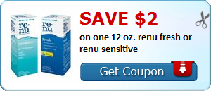 Save $2.00 on one 12 oz. renu fresh or renu sensitive