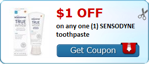 $1.00 off on any one (1) SENSODYNE toothpaste