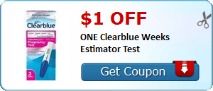 $1.00 off ONE Clearblue Weeks Estimator Test