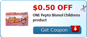 $0.50 off ONE Pepto Bismol Childrens product