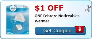 $1.00 off ONE Febreze Noticeables Warmer
