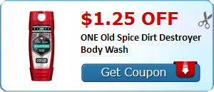 $1.25 off ONE Old Spice Dirt Destroyer Body Wash