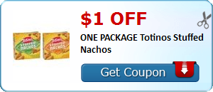 $1.00 off ONE PACKAGE Totinos Stuffed Nachos