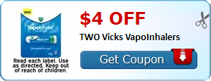 $4.00 off TWO Vicks VapoInhalers