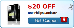 $20.00 off one Philips Sonicare