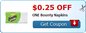 $0.25 off ONE Bounty Napkins